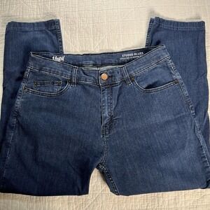 Mugsy Jeans Studio Blue Men's 36x26 Slim Straight Wash High Stretch FLX3NSB